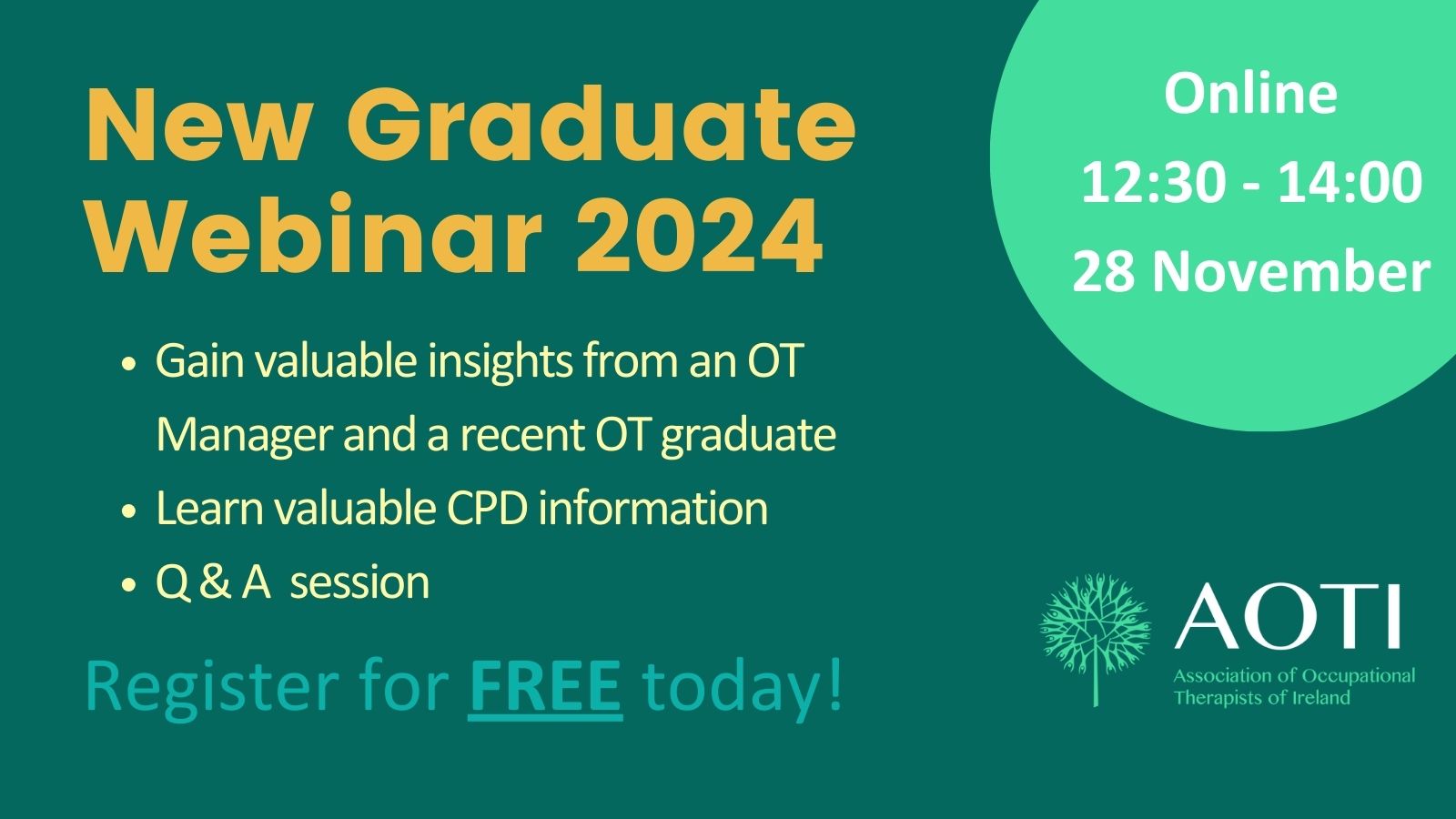 AOTI New Graduate Webinar 2024  image