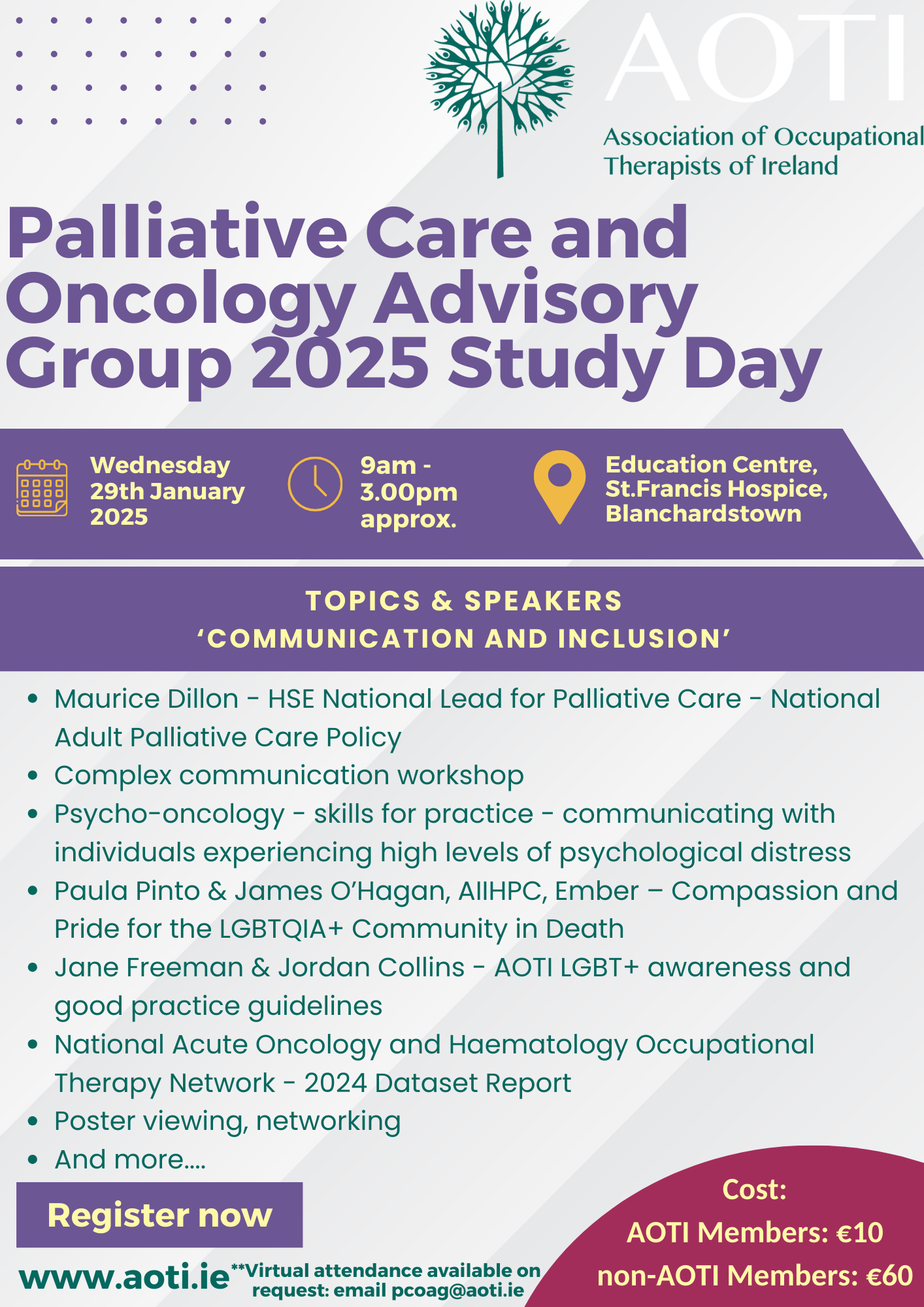 AOTI Palliative Care and Oncology Advisory Group Study Day 2025  image